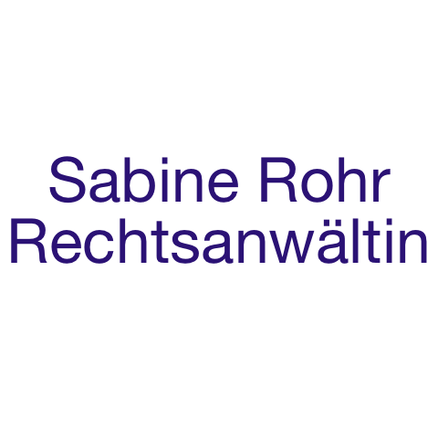 Sabine Rohr Rechtsanwältin