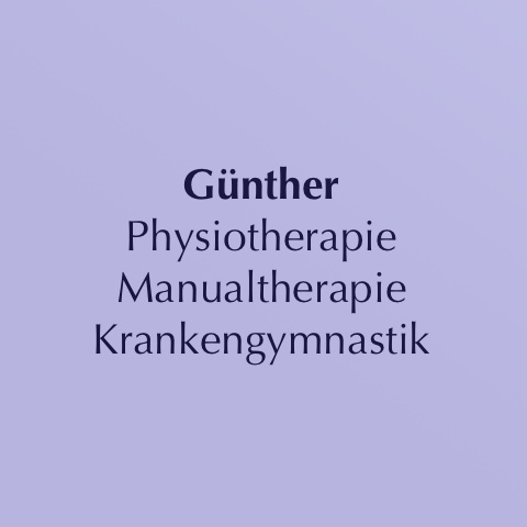 Logo des Unternehmens: Wilhelm Günther Praxis für Physiotherapie