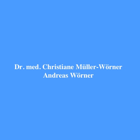 Dr. Med. Christiane Müller-Wörner Und Andreas Wörner