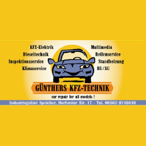 Logo des Unternehmens: Günthers Kfz-Technik GmbH