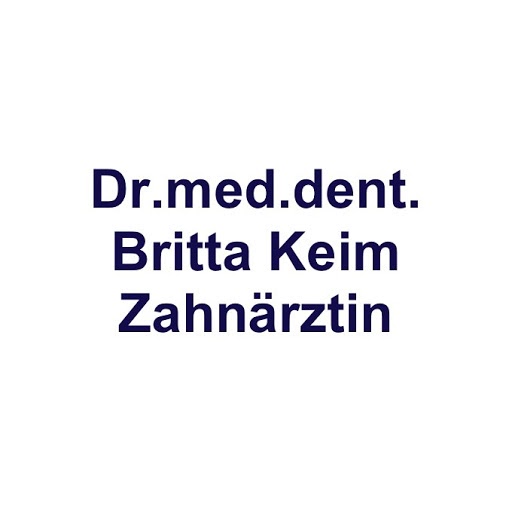 Dr. Med. Dent. Britta Keim Zahnärztin