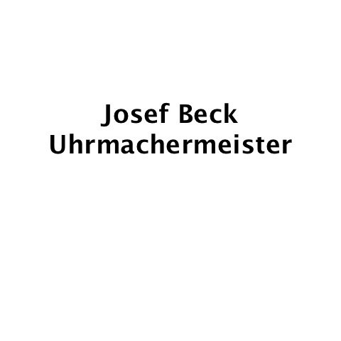 Logo des Unternehmens: Josef Beck Uhrmachermeister
