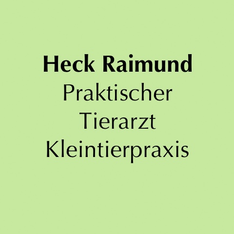 Raimund Heck Tierarzt