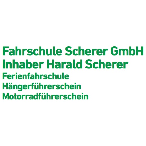 Logo des Unternehmens: Fahrschule Scherer GmbH Inhaber Harald Scherer