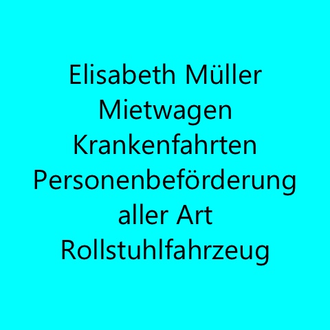 Logo des Unternehmens: Elisabeth Müller Mietwagen