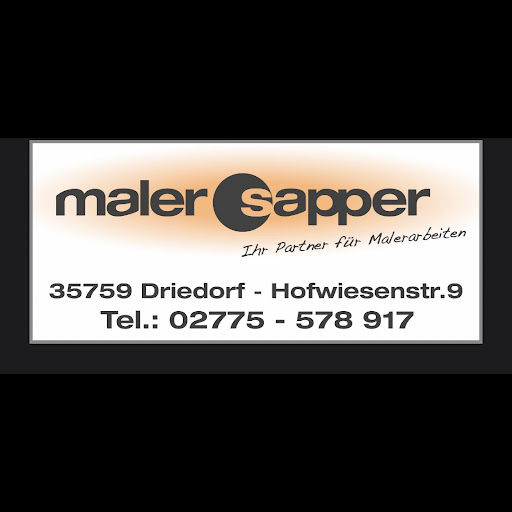 Logo des Unternehmens: maler sapper (Malerbetrieb)