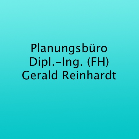 Logo des Unternehmens: Planungsbüro Gerald Reinhardt Dipl. - Ing.