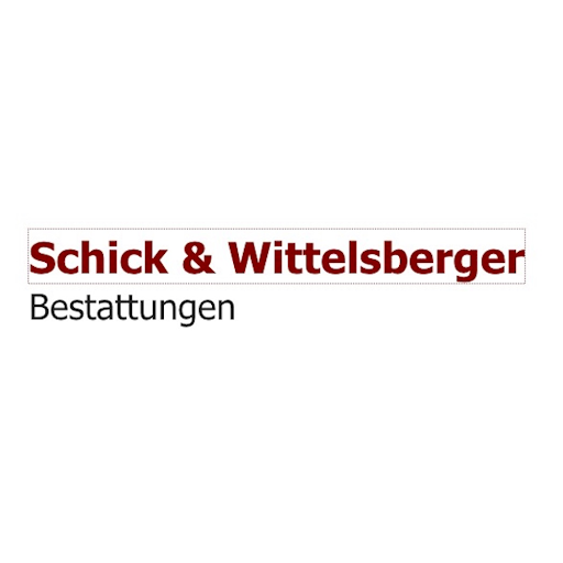 Logo des Unternehmens: Schick & Wittelsberger Bestattungen
