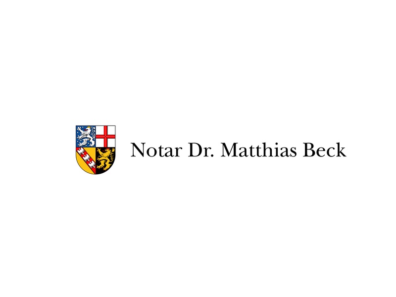 Logo des Unternehmens: Notar Dr. Matthias Beck