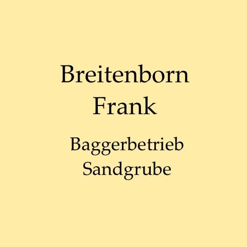 Logo des Unternehmens: Frank Breitenborn Erdaushub
