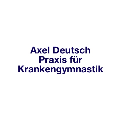 Axel Deutsch Praxis Für Krankengymnastik
