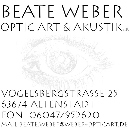 Logo des Unternehmens: Beate Weber Optic Art & Akustik e.K.