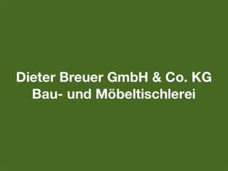 Logo des Unternehmens: Dieter Breuer GmbH & Co. KG
