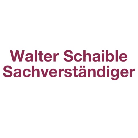 Walter Schaible Sachverständiger
