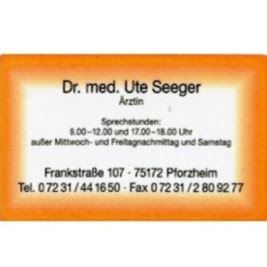 Seeger Ute Dr. Med. Allgemeinarztpraxis
