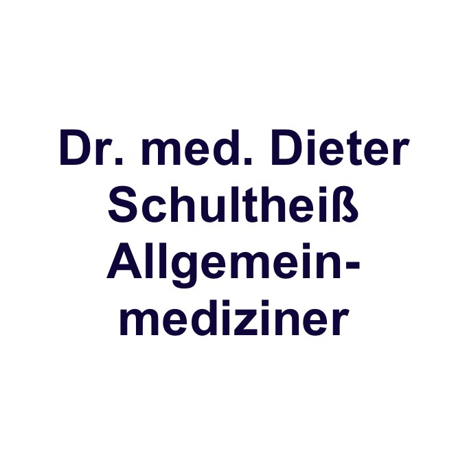Dr. Med. Dieter Schultheiß Allgemeinmediziner