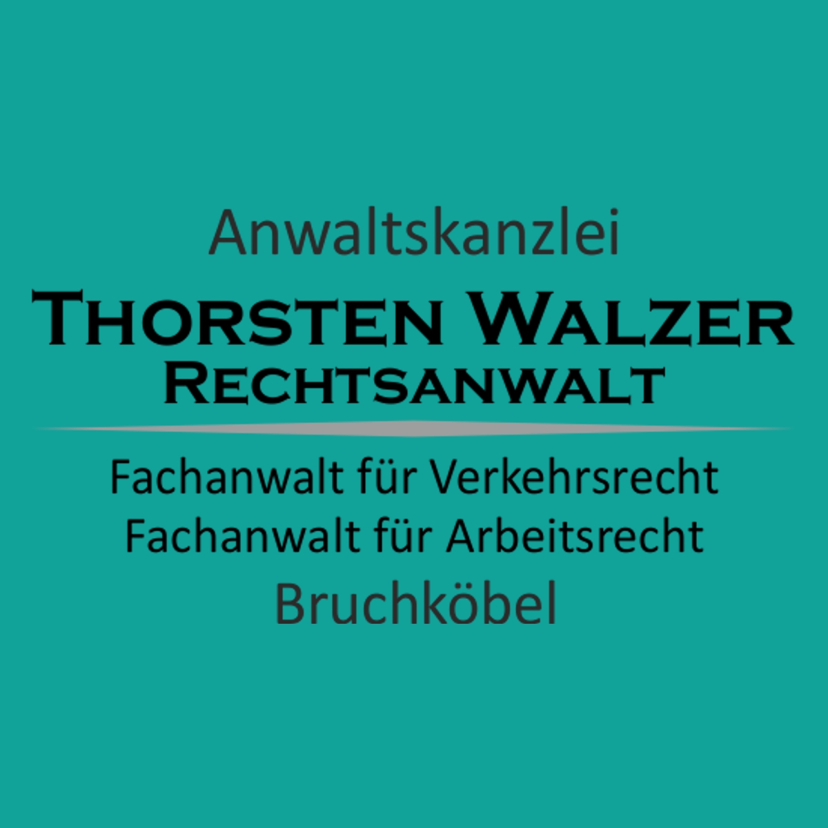 Thorsten Walzer Rechtsanwalt / Fachanwalt