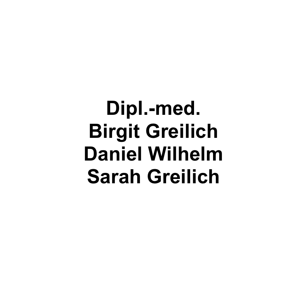 Greilich Birgit Dipl.-Med. Zahnärztin, Daniel Wilhelm, Sarah Greilich