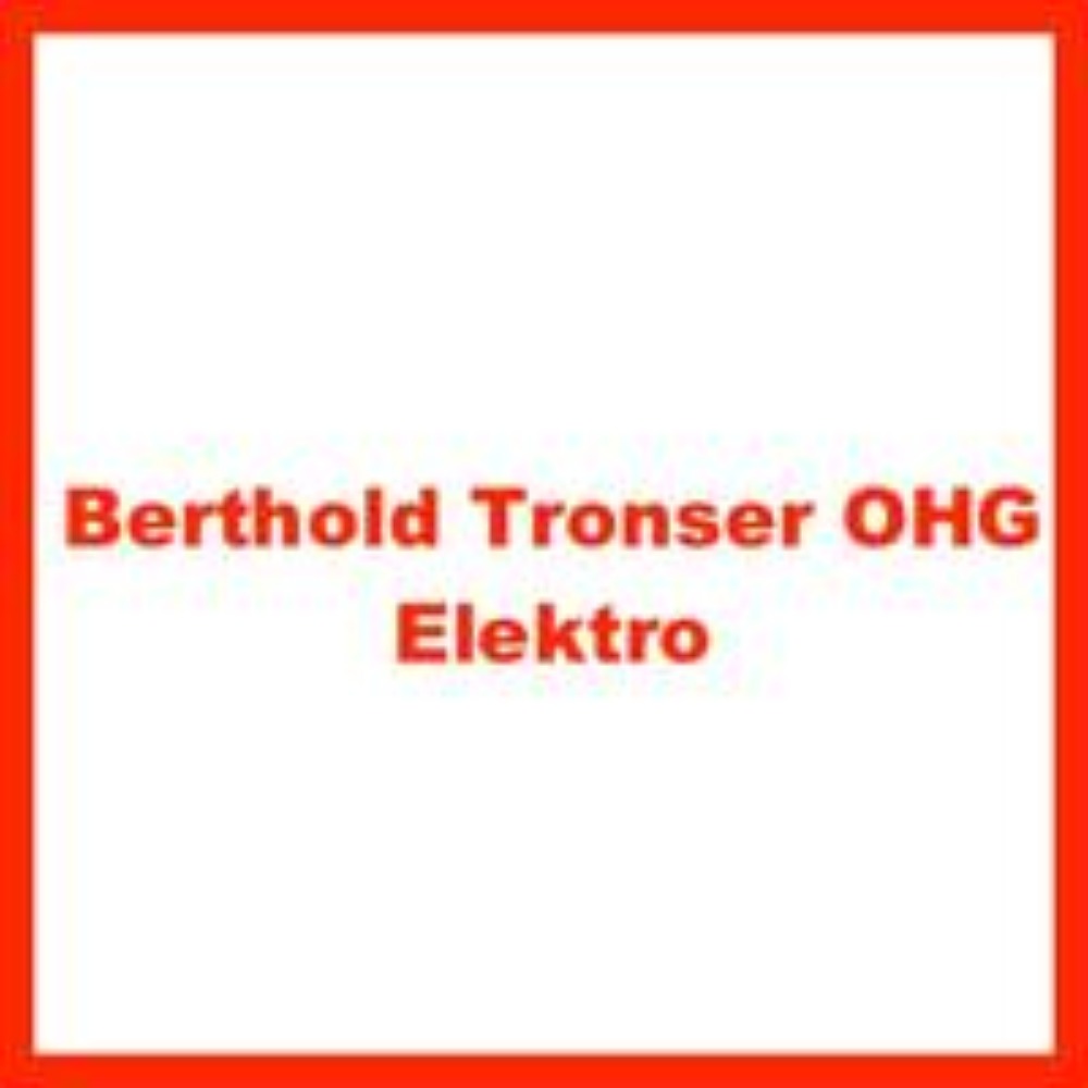 Logo des Unternehmens: Berthold Tronser OHG