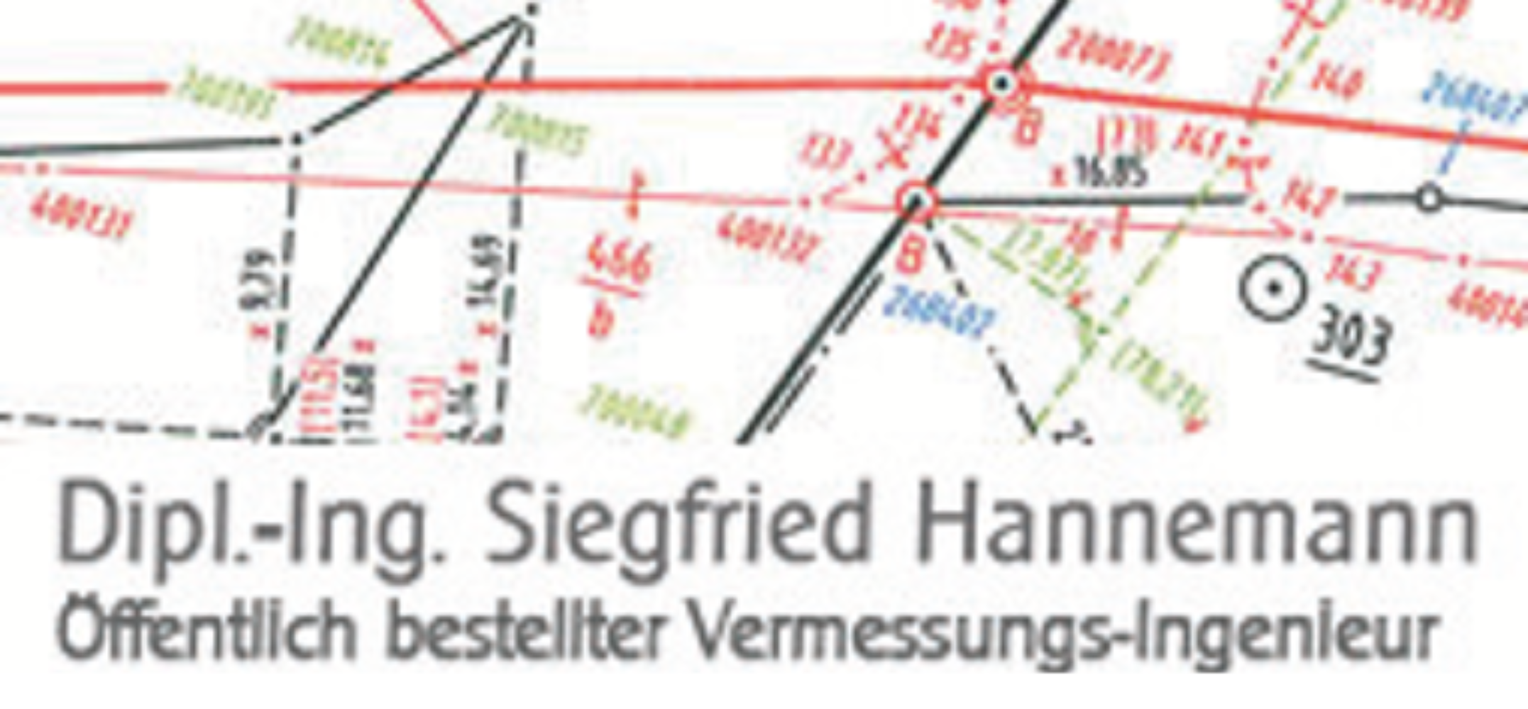 Logo des Unternehmens: Dipl. - Ing. Siegfried Hannemann Vermessungsbüro