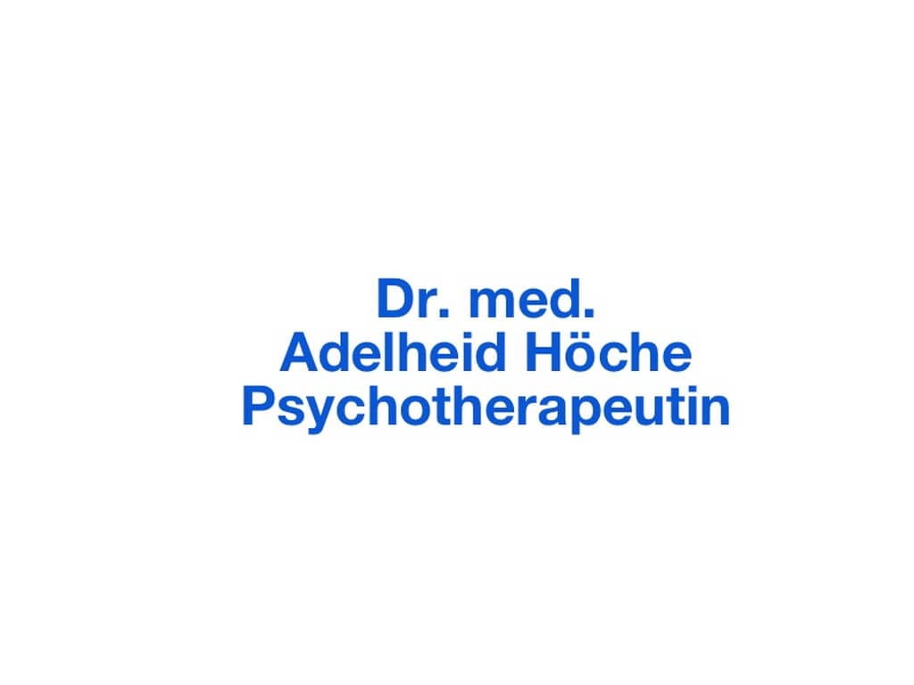 Logo des Unternehmens: Dr. med. Adelheid Höche Ärztin, Psychotherapie