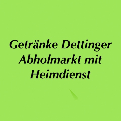 Logo des Unternehmens: Getränkevertrieb Dettinger