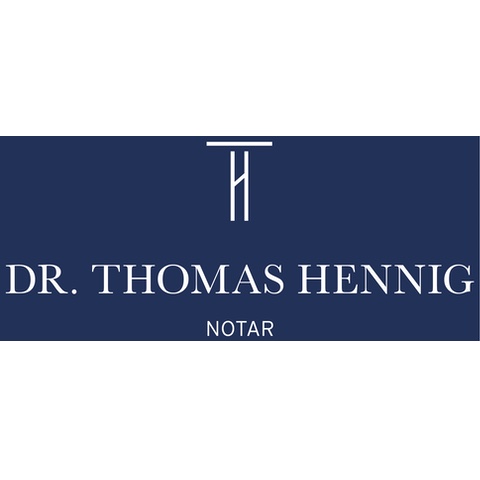 Logo des Unternehmens: Notar Dr. Thomas Hennig
