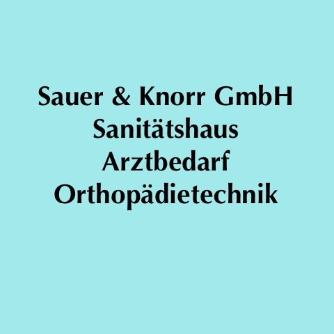 Sauer & Knorr Gmbh Sanitätshaus