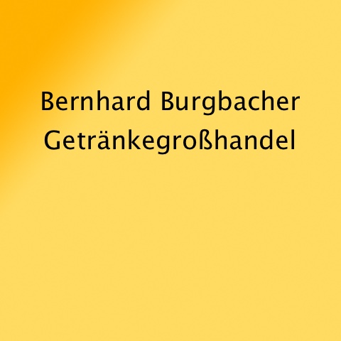 Bernhard Burgbacher Getränkegroßhandel