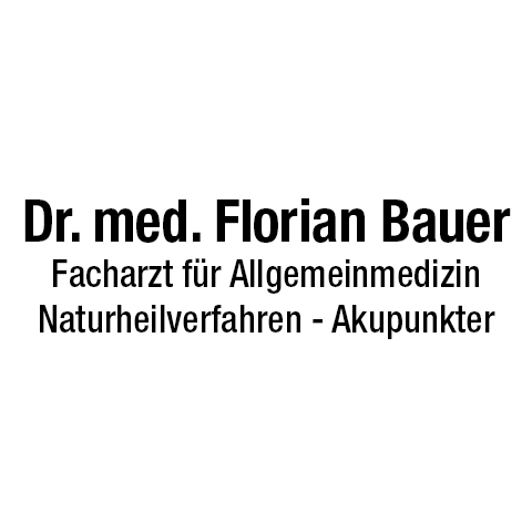 Logo des Unternehmens: Dr. med. Florian Bauer Facharzt für Allgemeinmedizin