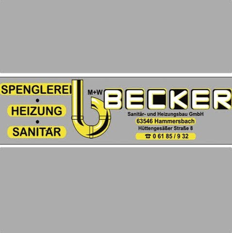 Logo des Unternehmens: M. + W. Becker Sanitär- und Heizungsbau GmbH