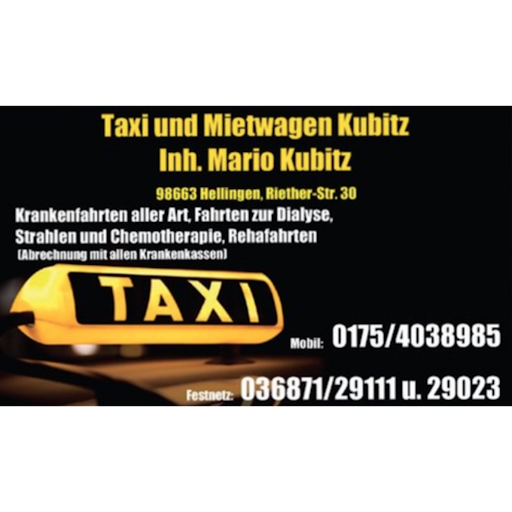Taxi und Mietwagen Inh. Mario Kubitz
