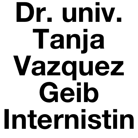 Dr. Univ. Tanja Vazquez Geib Internistin