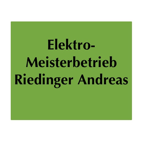 Logo des Unternehmens: Andreas Riedinger Elektromeisterbetrieb