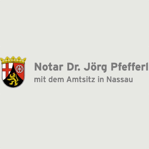 Logo des Unternehmens: Notar Dr. Jörg Pfefferl