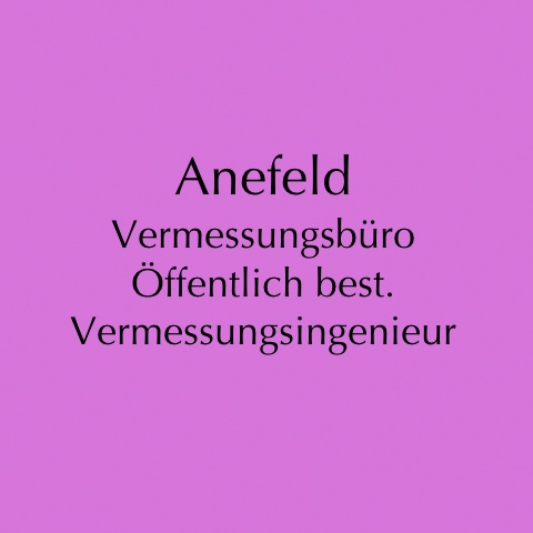 Anefeld Christian Dipl.-Ing. Vermessungsbüro