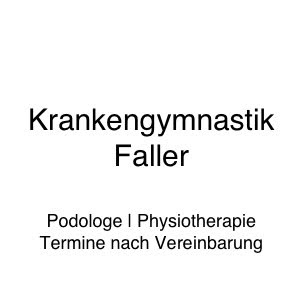 Michael Faller Krankengymnastik