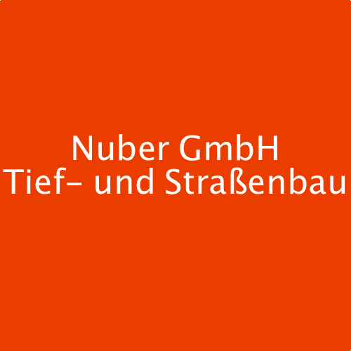 Logo des Unternehmens: Nuber GmbH Tief- und Straßenbau