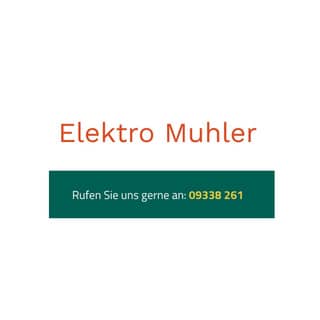 Logo des Unternehmens: Elektro Muhler