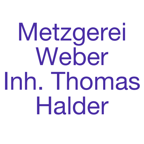 Logo des Unternehmens: Metzgerei Weber Inh. Thomas Halder