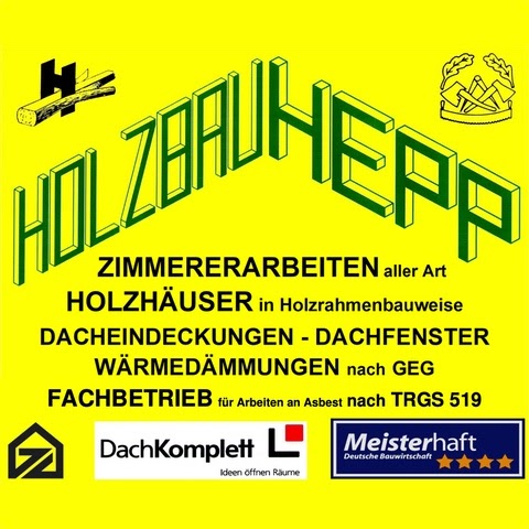 Logo des Unternehmens: Holzbau Hepp
