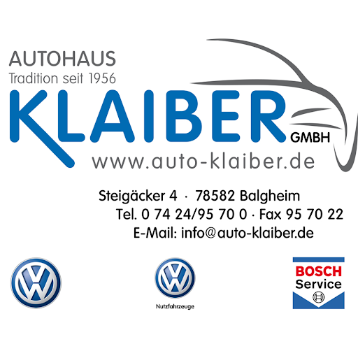 Logo des Unternehmens: Autohaus Klaiber GmbH