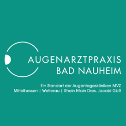 Logo des Unternehmens: Augenarztpraxis Bad Nauheim, Augentageskliniken MVZ Dres. Jacobi GbR