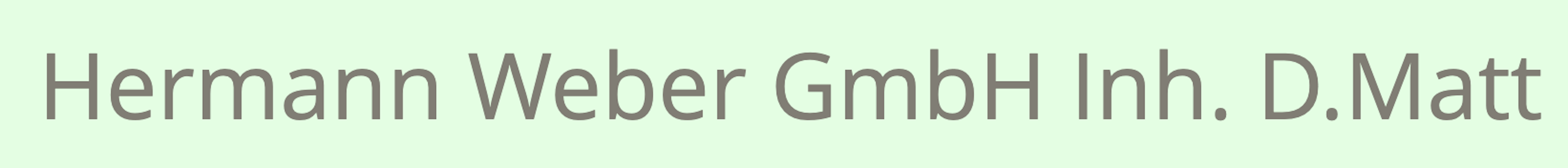 Logo des Unternehmens: Hermann Weber GmbH