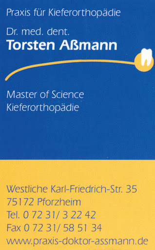 Dr. Med. Dent. Torsten Aßmann Kieferorthopäde