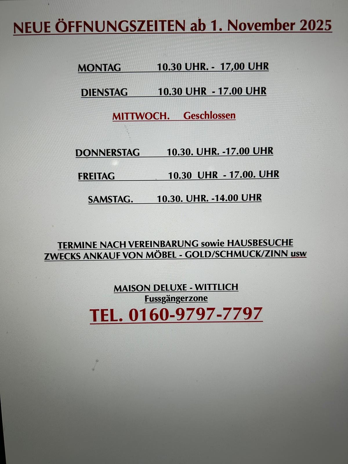 Maison Deluxe Second Hand Antiquitäten