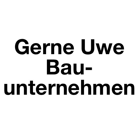 Logo des Unternehmens: Gerne Uwe Bauunternehmen