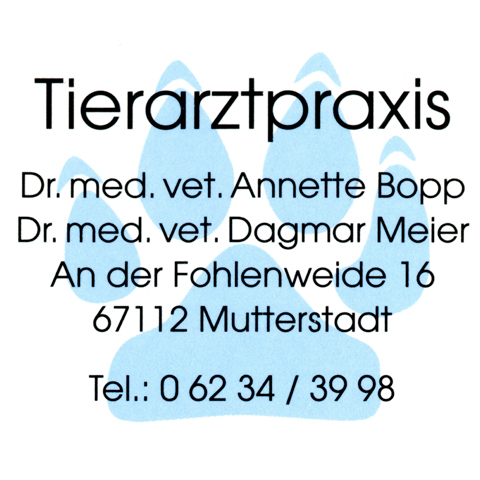 Logo des Unternehmens: Dres. med. vet. Annette Bopp, Dagmar Meier Tierarztpraxis