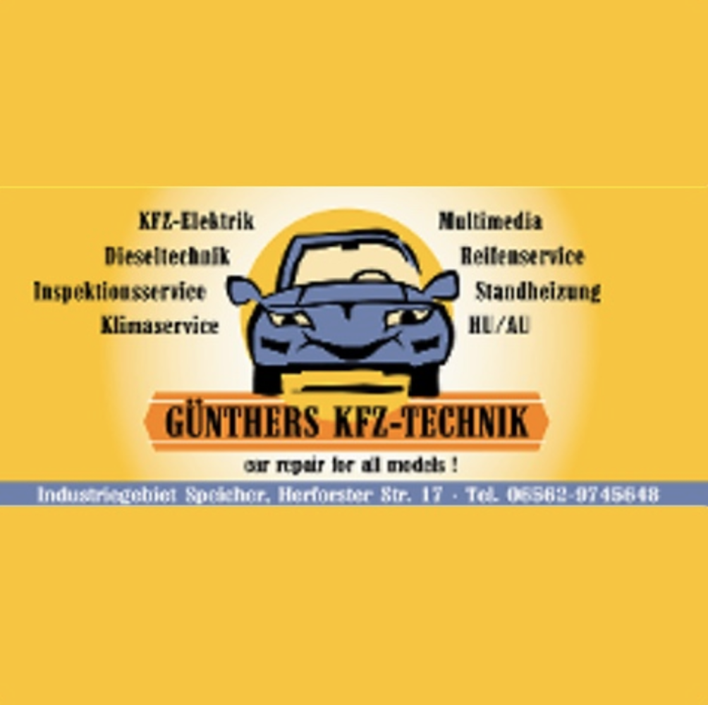 Logo des Unternehmens: Günthers Kfz-Technik GmbH