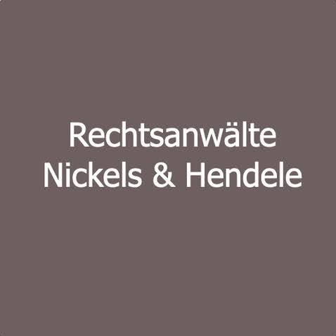 Logo des Unternehmens: Nickels Klaus & Hendele Udo Rechtsanwälte
